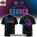Nice Seattle Kraken Cyberpunk Vibe 2026 Night Hoodie T-Shirt