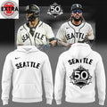 Nice Seattle Mariners Seattle Steelheads Celebrated 50 seasons Negro Leagues Baseball T-Shirt