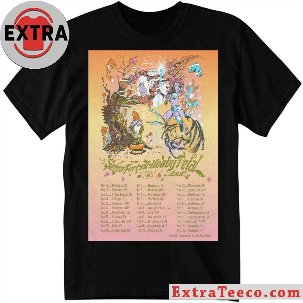 Nice Sierra Ferrell 2026 The Heavy Petal Concert Poster Shirt