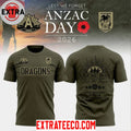 Nice St.George Illawarra Dragons Anzac Day 2026 Logo Two Sided Shirt