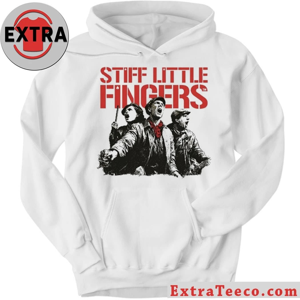Nice Stiff Little Fingers Raise Your Voice Ecru Tour T-Shirt