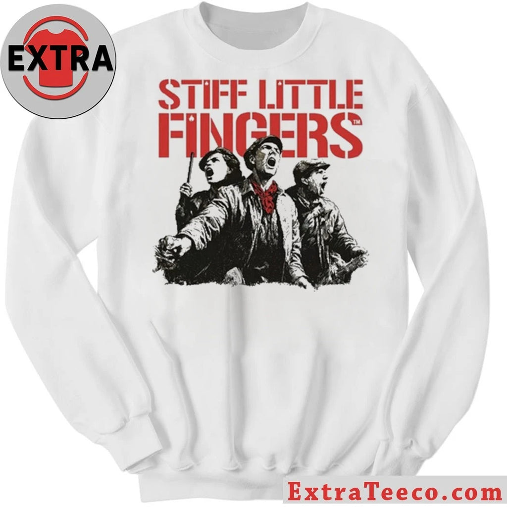 Nice Stiff Little Fingers Raise Your Voice Ecru Tour T-Shirt