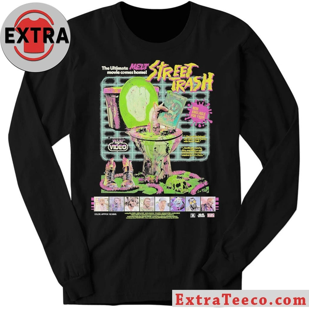 Nice Street Trash on Videocassette Comfort Colors Shirt