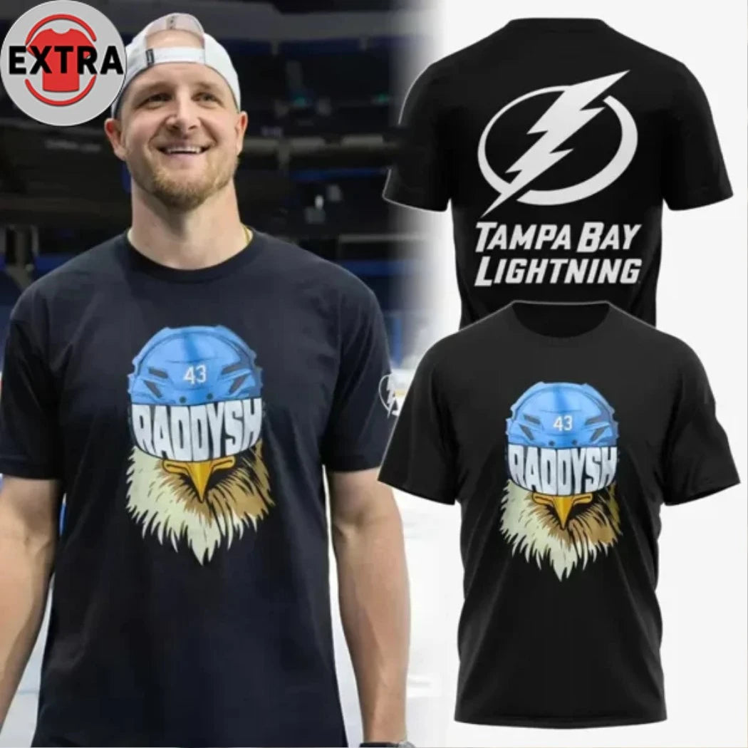 Nice Tampa Bay Lightning New Bald Eagle 2026 Logo Two Sided Shirt