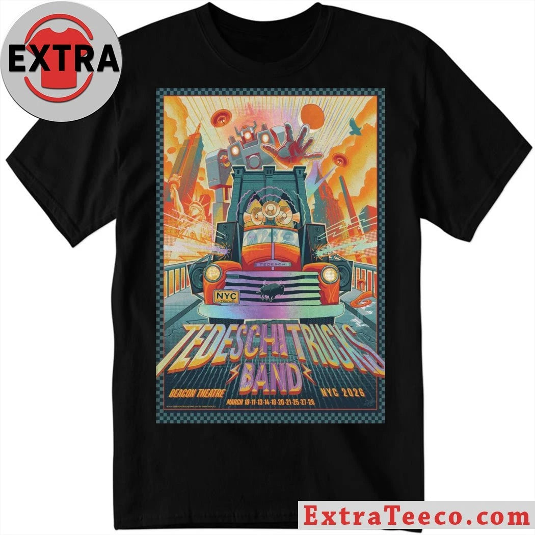 Nice Tedeschi Trucks Band Mar 10-28 2026 Beacon Theatre New York, NY Poster Shirt