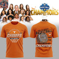 Nice Texas Longhorns 2026 SEC Women’s Basketball Tournament Champions First Time Logo Two Sided Hoodie T-Shirt