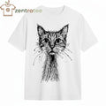 Nice Tokyo-Tiger Messy Line Cat tee