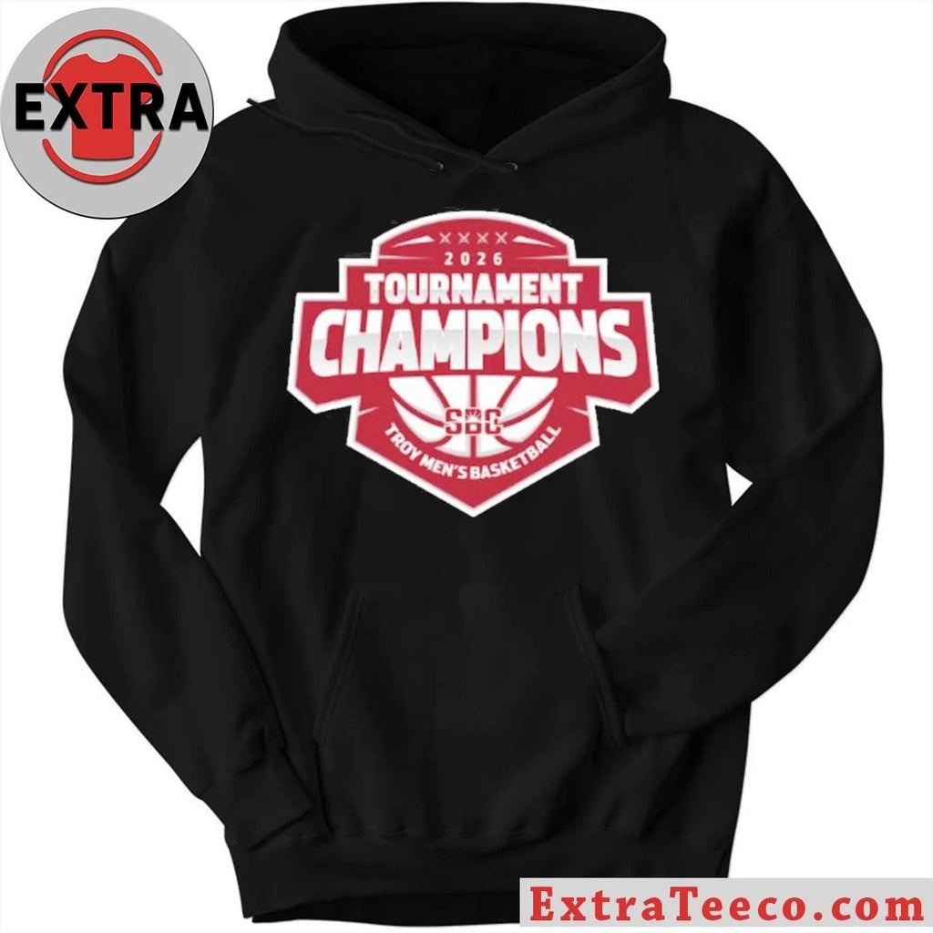 Nice Troy Trojans Champions 2026 Sun Belt Conference Men’s Basketball Tournament Logo Shirt
