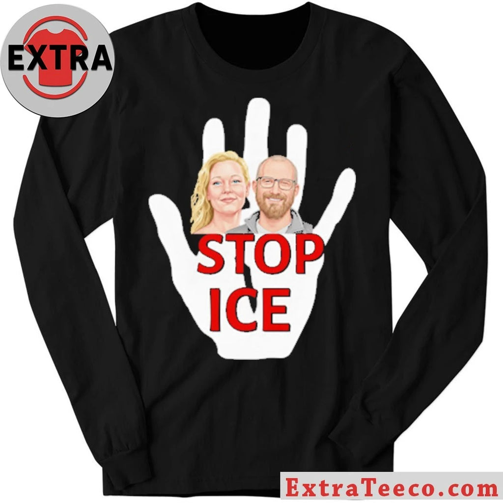 Nice Two lives one system justice for Renee Nicole good Alex Jefferi Pretti Stop ICE T-Shirt