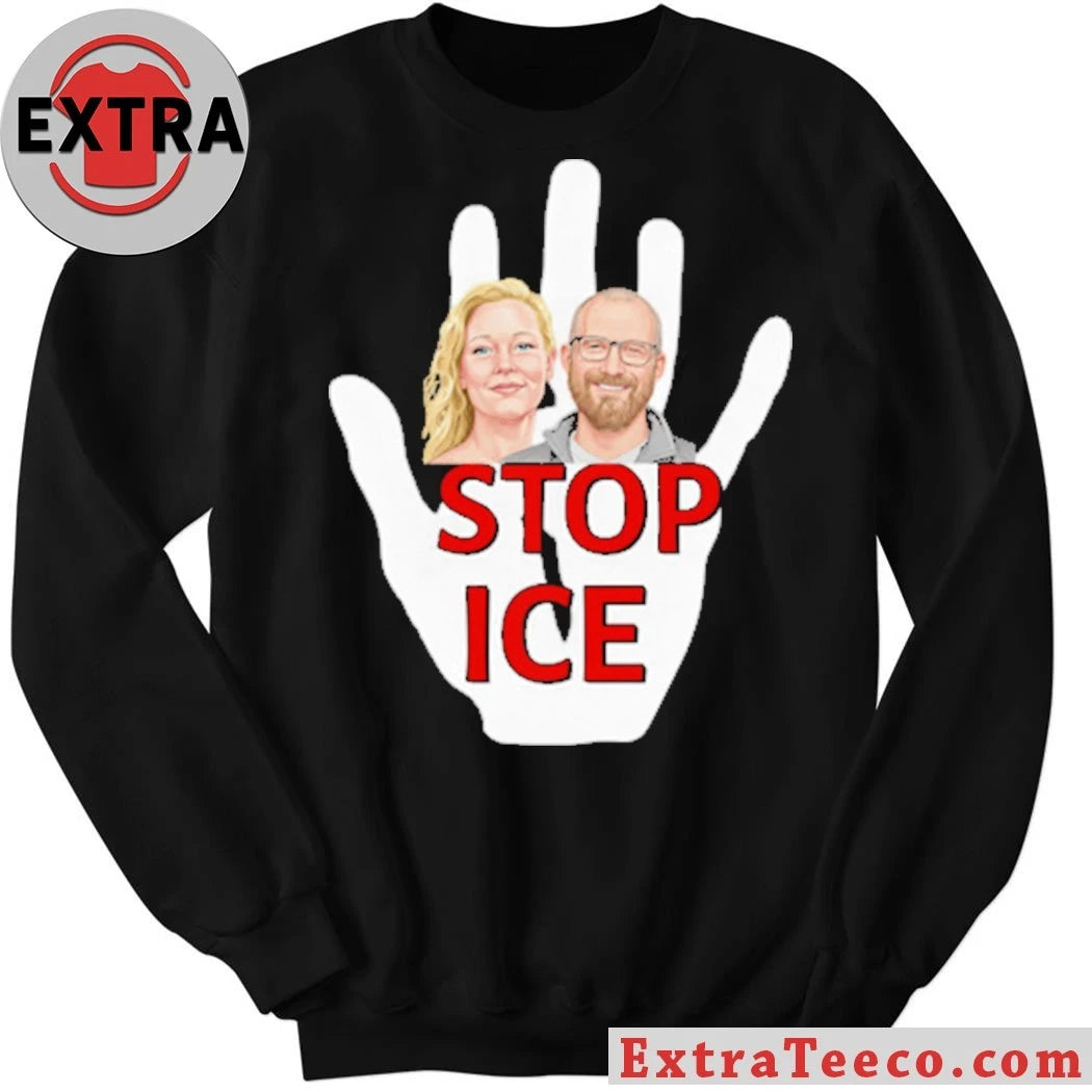 Nice Two lives one system justice for Renee Nicole good Alex Jefferi Pretti Stop ICE T-Shirt