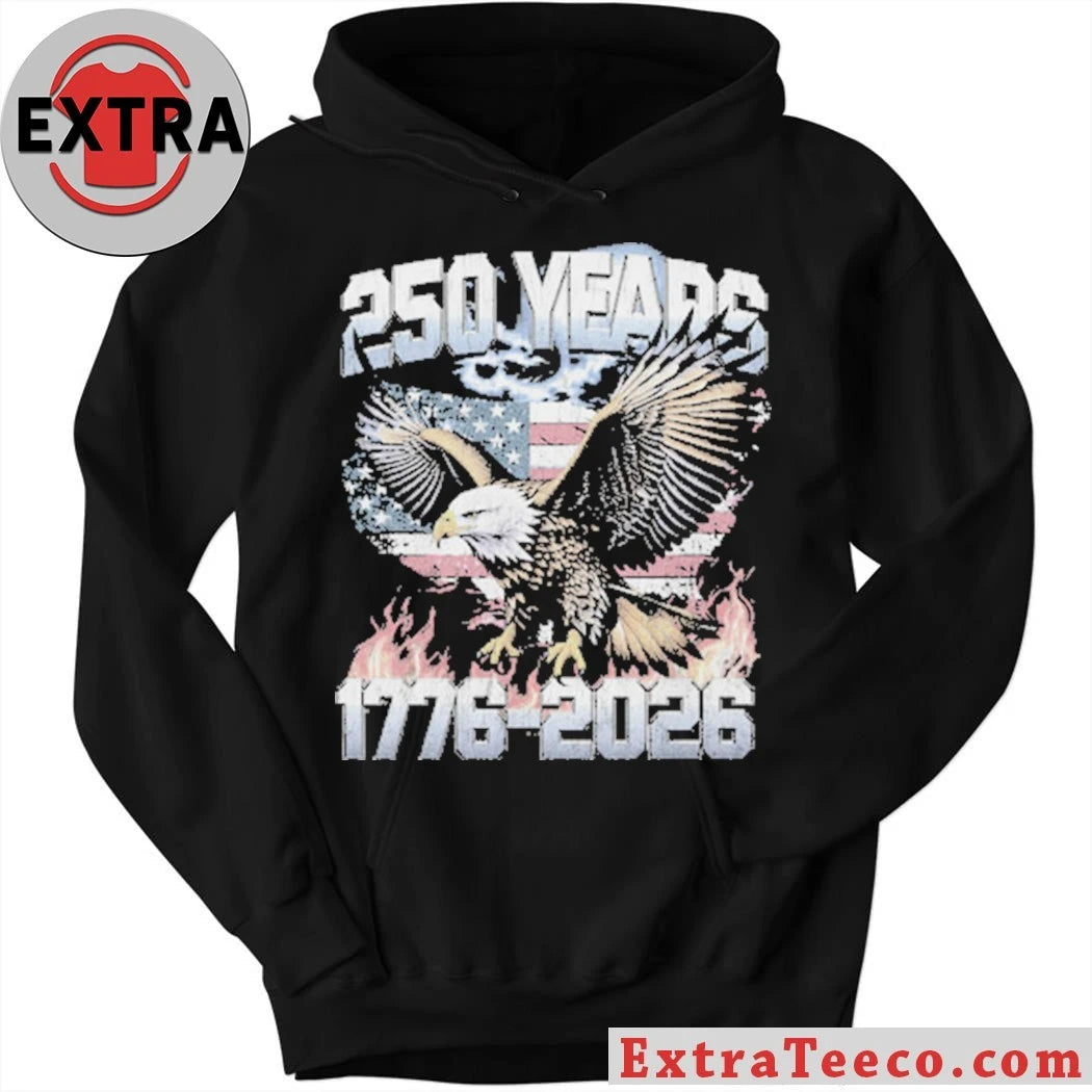 Nice USA America 250 Years Eagle Flag Shirt
