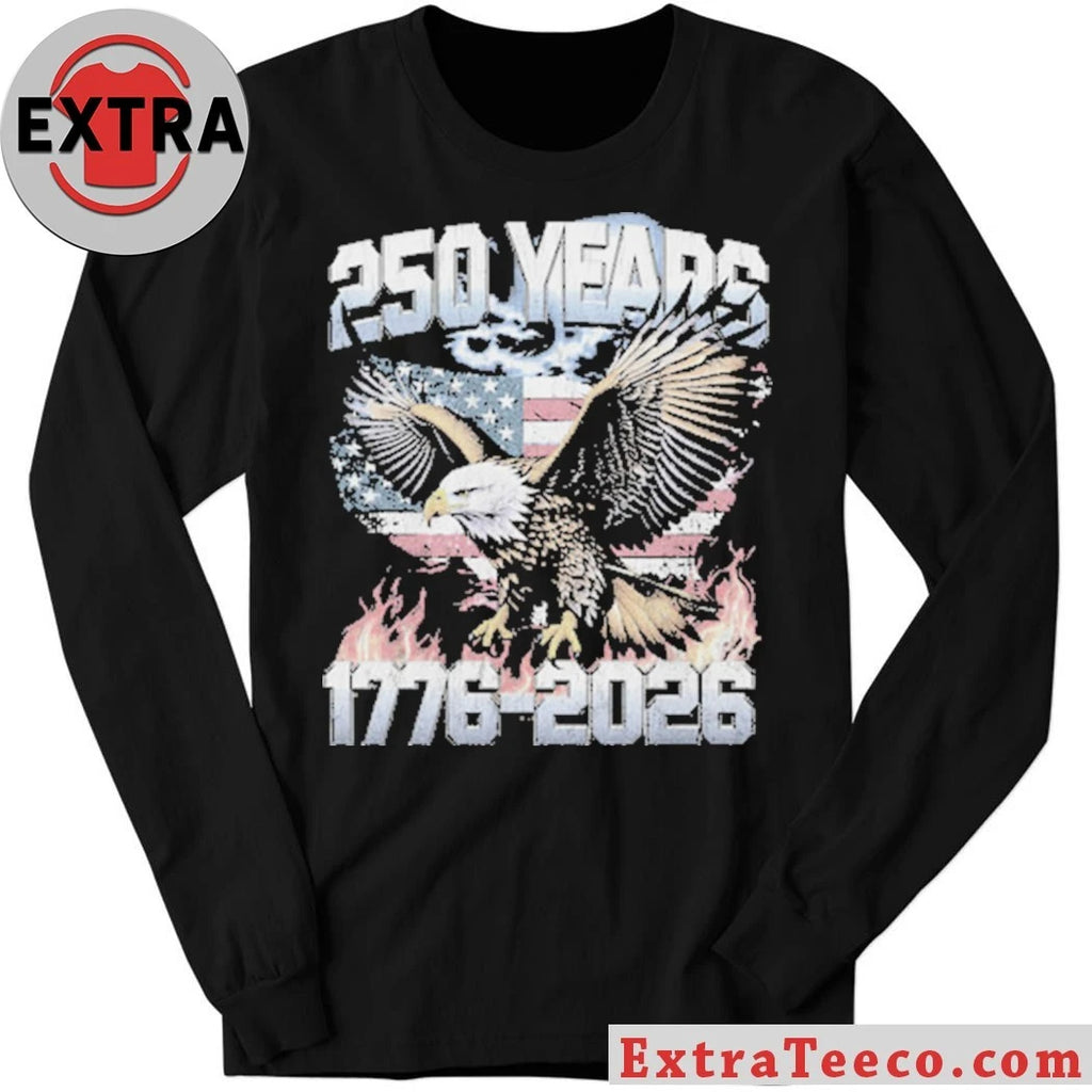 Nice USA America 250 Years Eagle Flag Shirt
