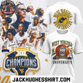 Nice West Virginia Mountaineers Big 12 Champions 2026 Logo Two Sided Shirt