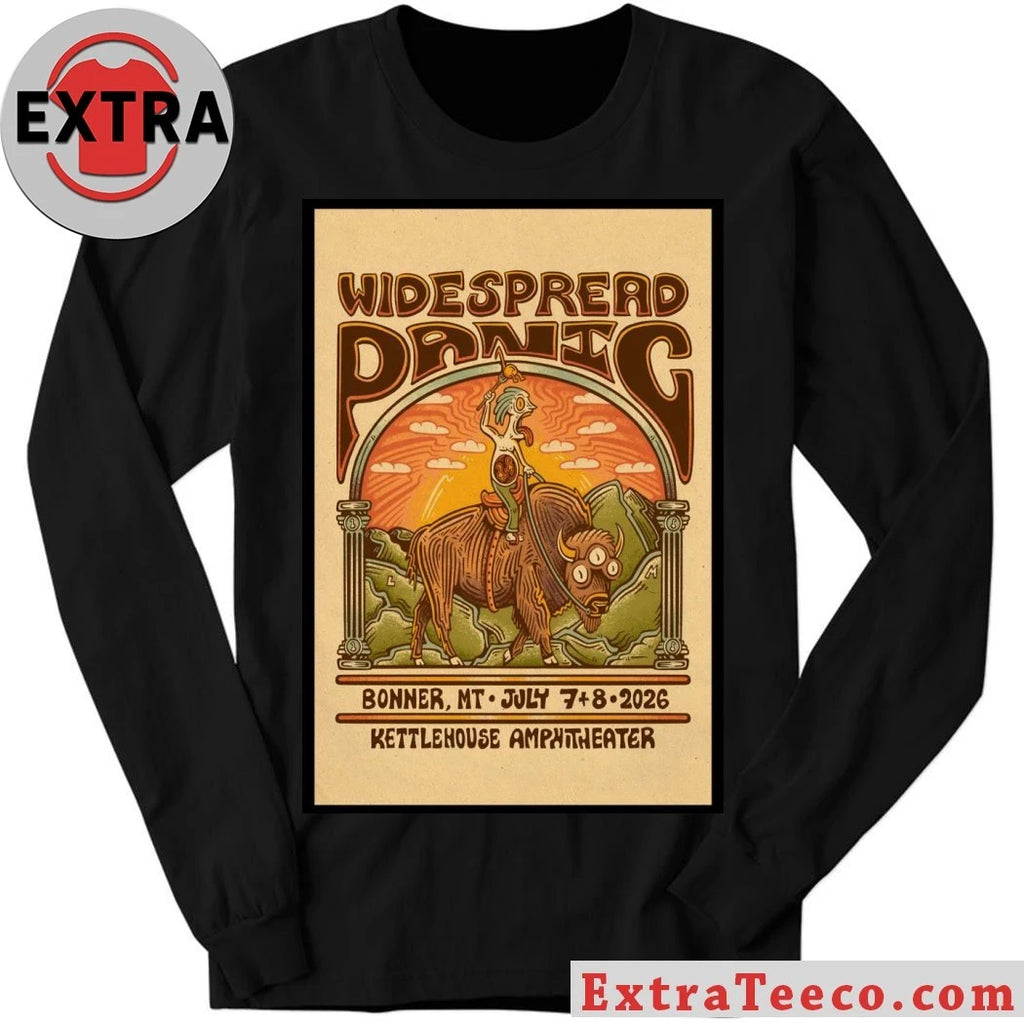 Nice Widespread Panic Bonner MT On July 7-8 2026 Poster Shirt