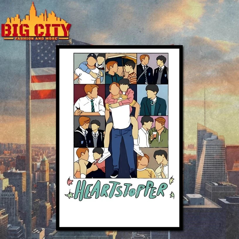 Nick And Charlie Heartstopper Art Eras Tour shirt