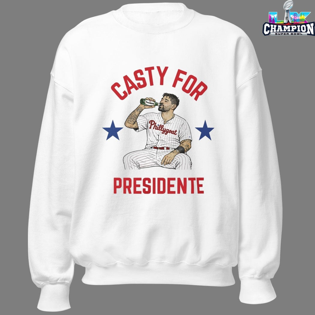 Nick Castellanos Casty For Presidente Philadelphia Phillies T-shirts