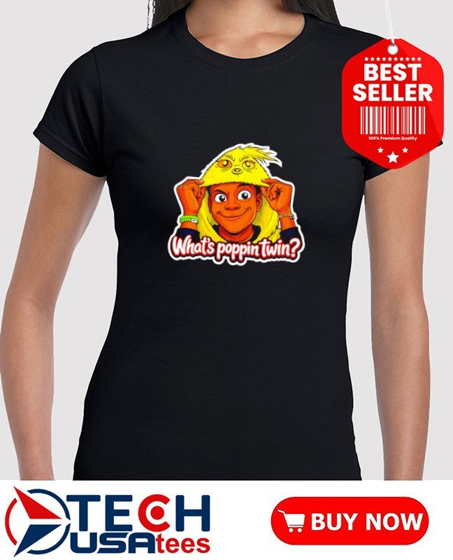 Nick Darnell what’s poppin twin shirt