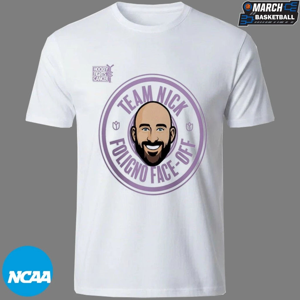 Nick Foligno Foligno Face-Off  Hockey Fights Cancer T-Shirts