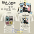 Nick Jonas – A night with Nick Vintage Objects Tour Tee