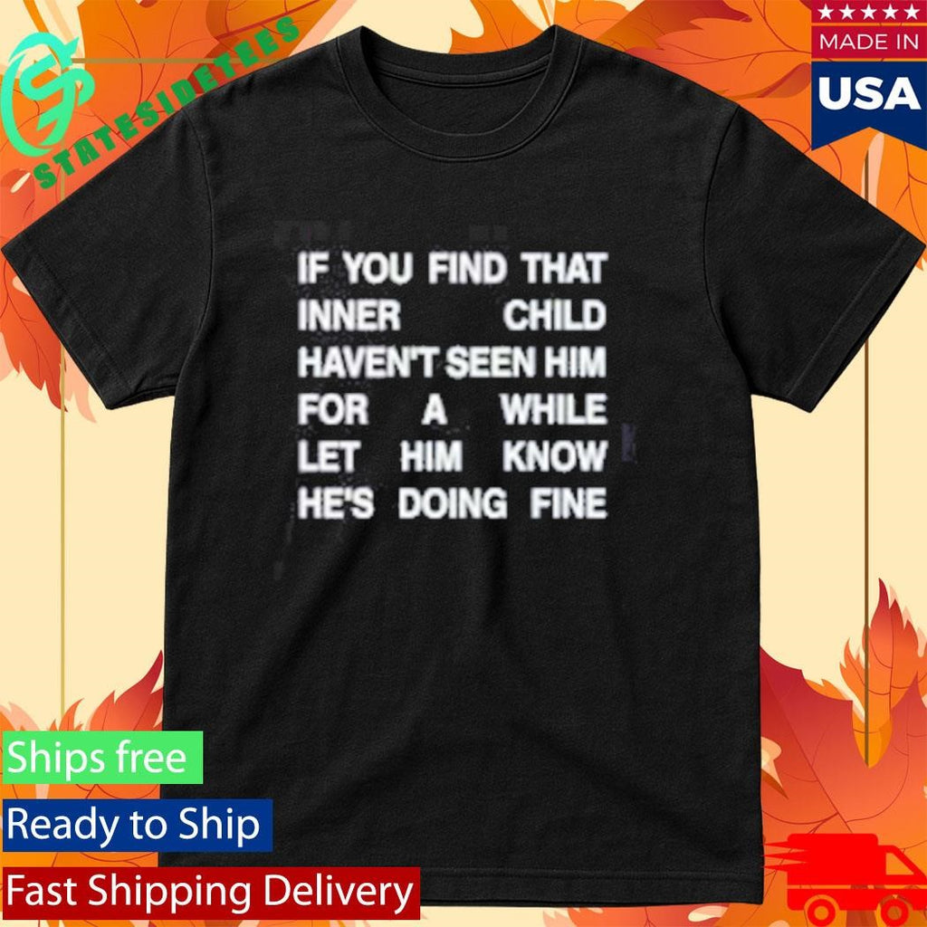 Nick Jonas You’re Doing Fine Shirt