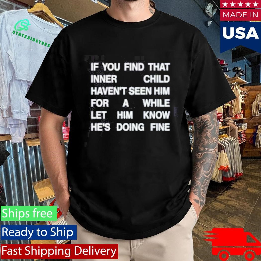Nick Jonas You’re Doing Fine Shirt