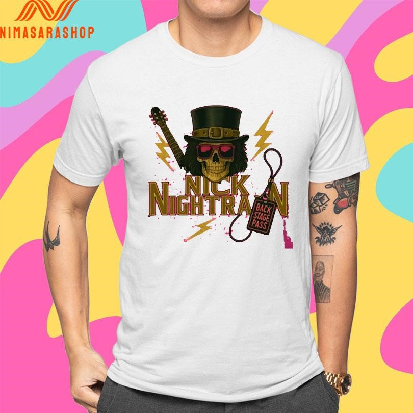 Nick Nightrain Back Stage Pass Shirts