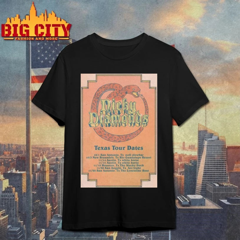 Nicky Diamonds Texas Tour 25 Poster shirt