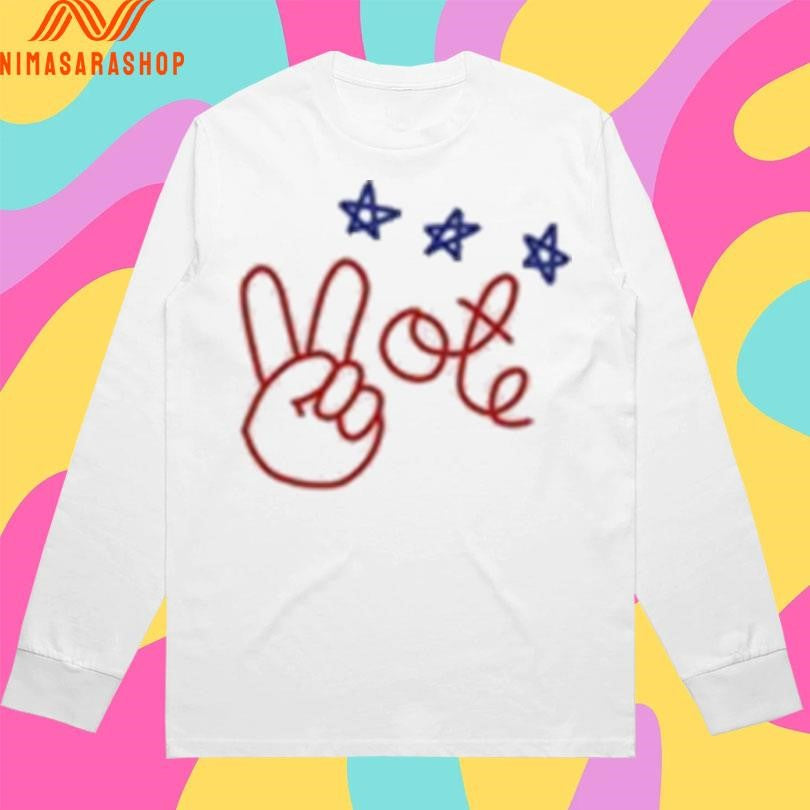 Nicolle Wallace Wearing Peace Vote Shirts