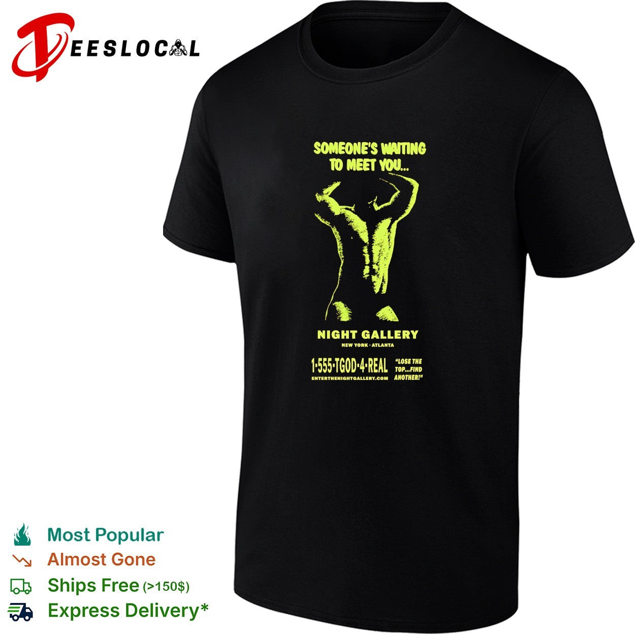 Night Gallery New York Atlanta nightclub shirt