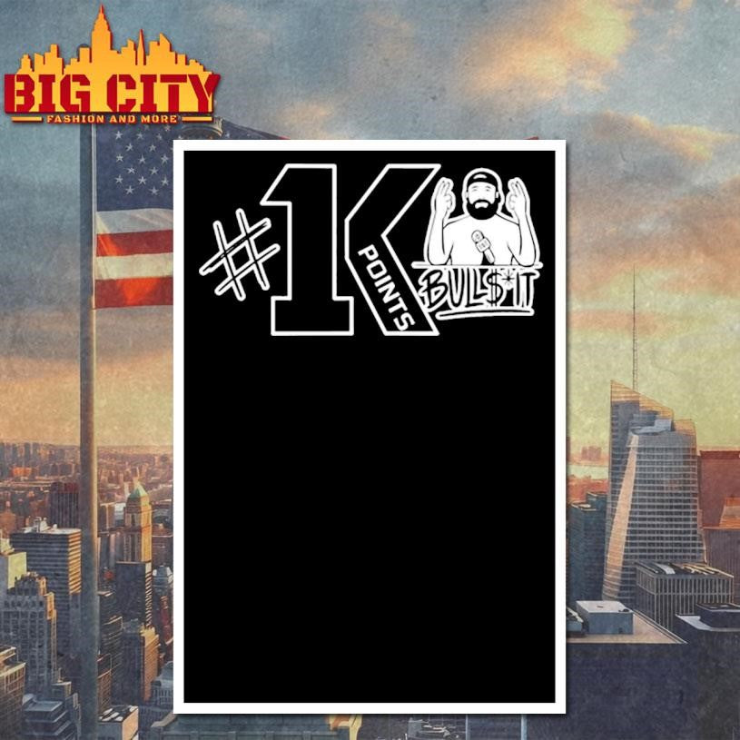 Nikita Kucherov 1K 1000 Points Bullshit Shirt