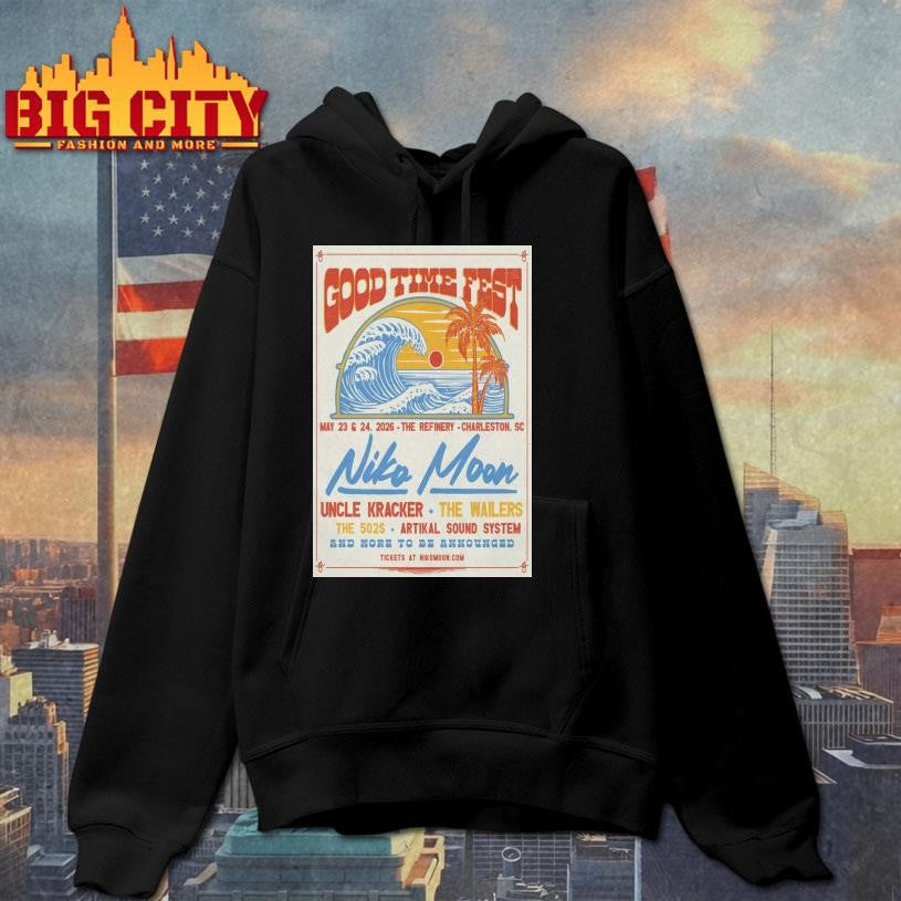 Niko Moon Concert Charleston SC May 23-24 2026 Poster shirt
