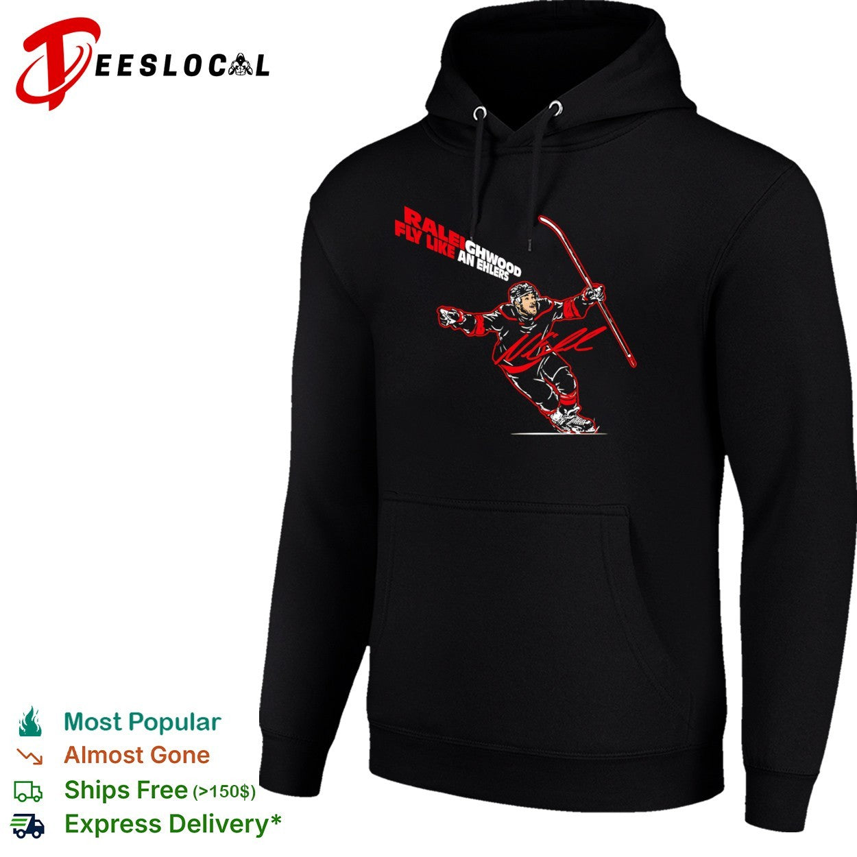 Nikolaj Ehlers Winnipeg Jets NHL Fly like an Ehlers Raleighwood Hockey shirt