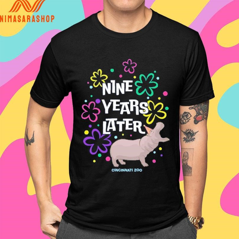 Nine Years Later Cincinnati Zoo Hippo Shirts