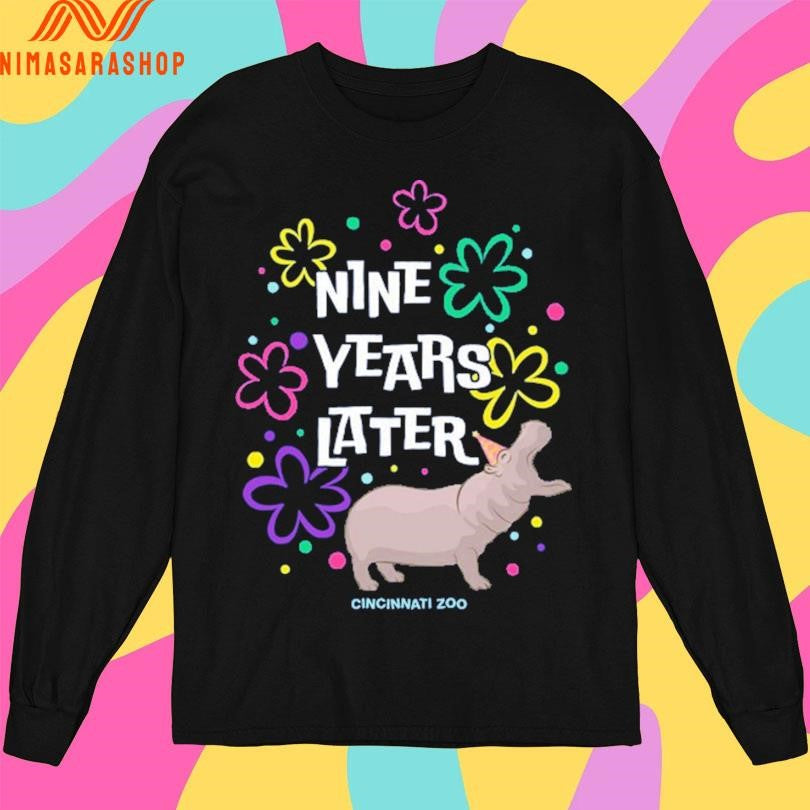 Nine Years Later Cincinnati Zoo Hippo Shirts