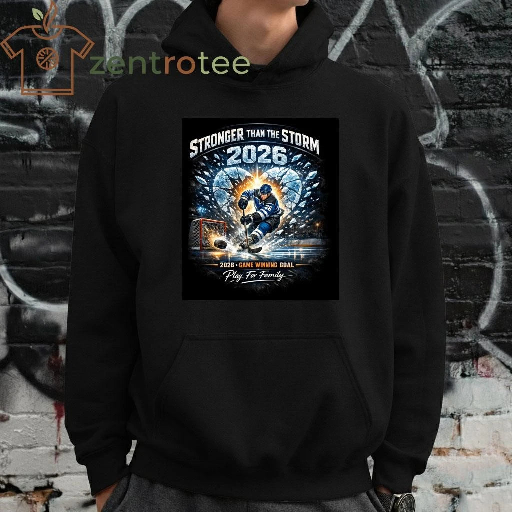 Nkctees 2026 Stronger Than The Storm Hockey Victory Colin Dorgan Shirt