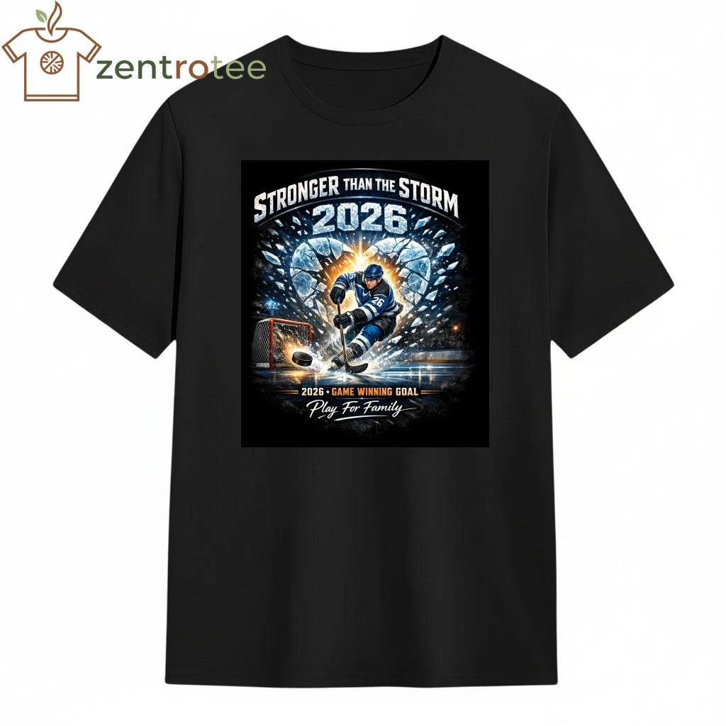 Nkctees 2026 Stronger Than The Storm Hockey Victory Colin Dorgan Shirt
