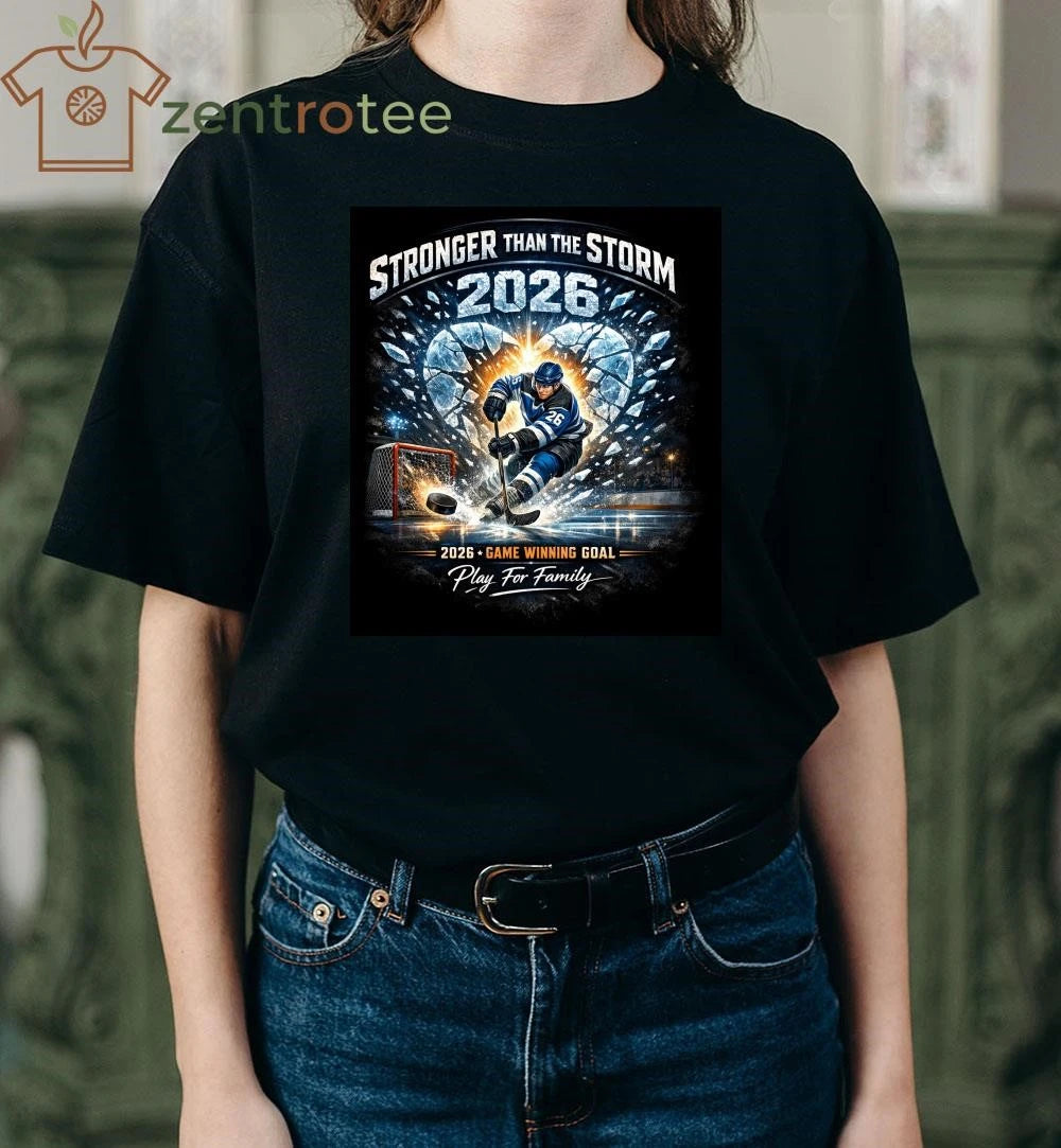 Nkctees 2026 Stronger Than The Storm Hockey Victory Colin Dorgan Shirt