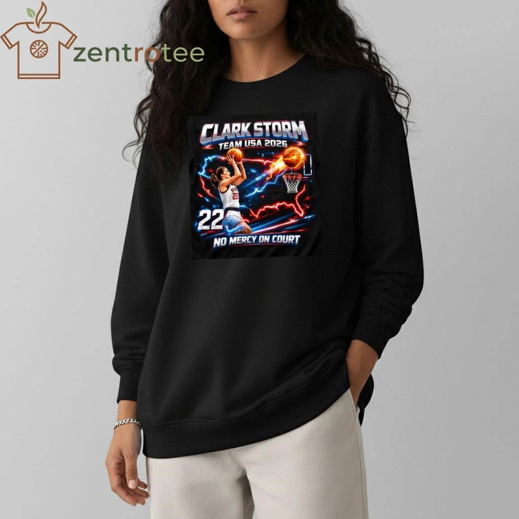 Nkctees Caitlin Clark Storm 2026 Team USA Basketball T-Shirt