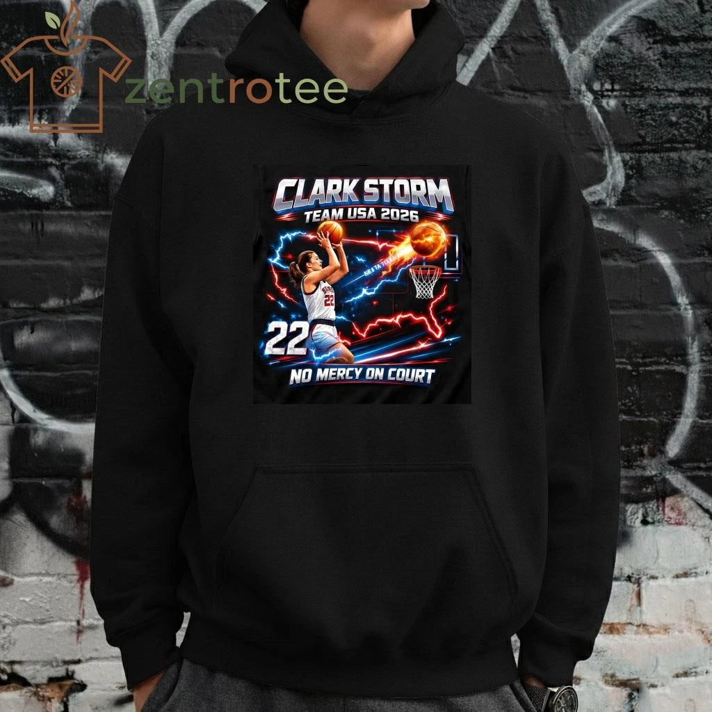 Nkctees Caitlin Clark Storm 2026 Team USA Basketball T-Shirt