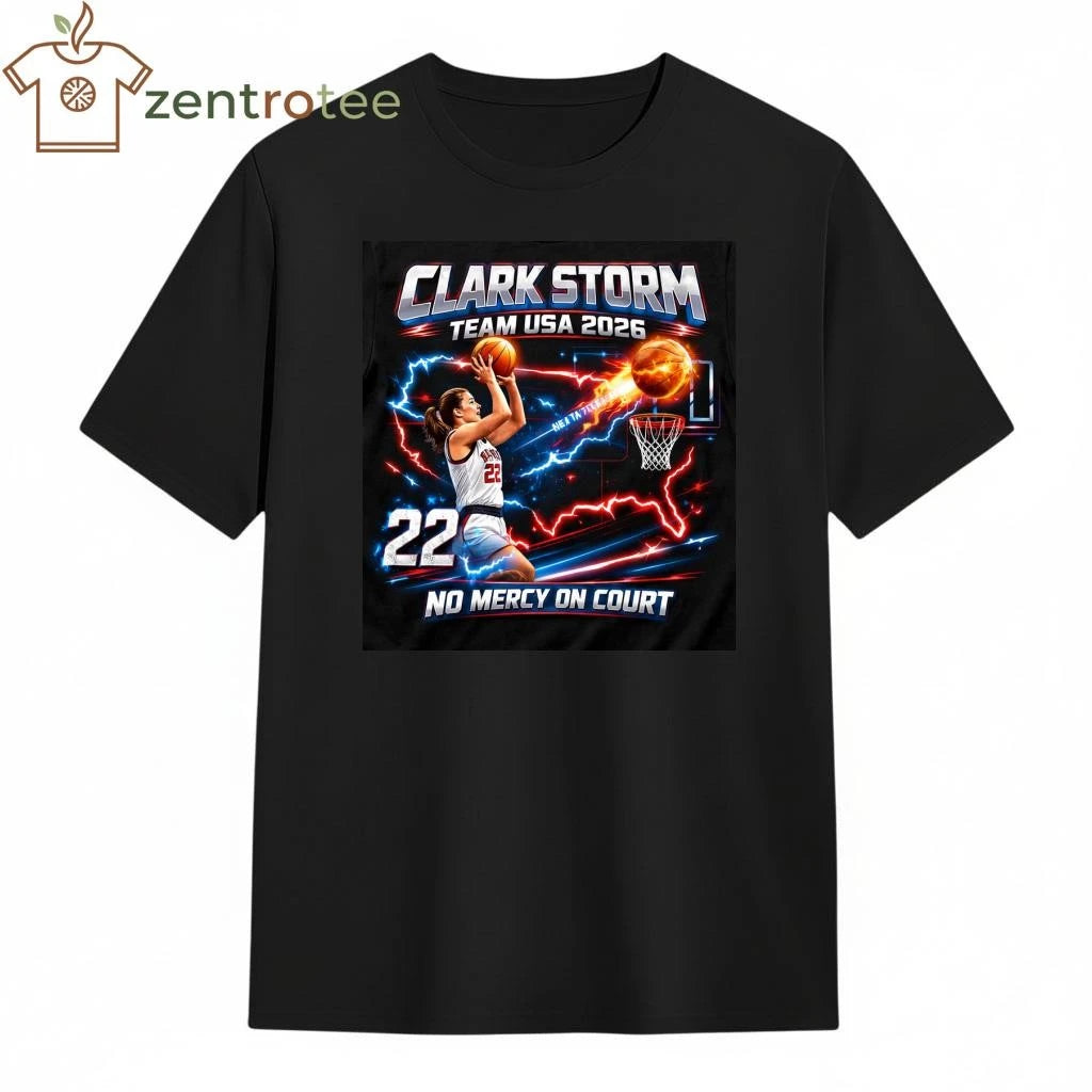 Nkctees Caitlin Clark Storm 2026 Team USA Basketball T-Shirt
