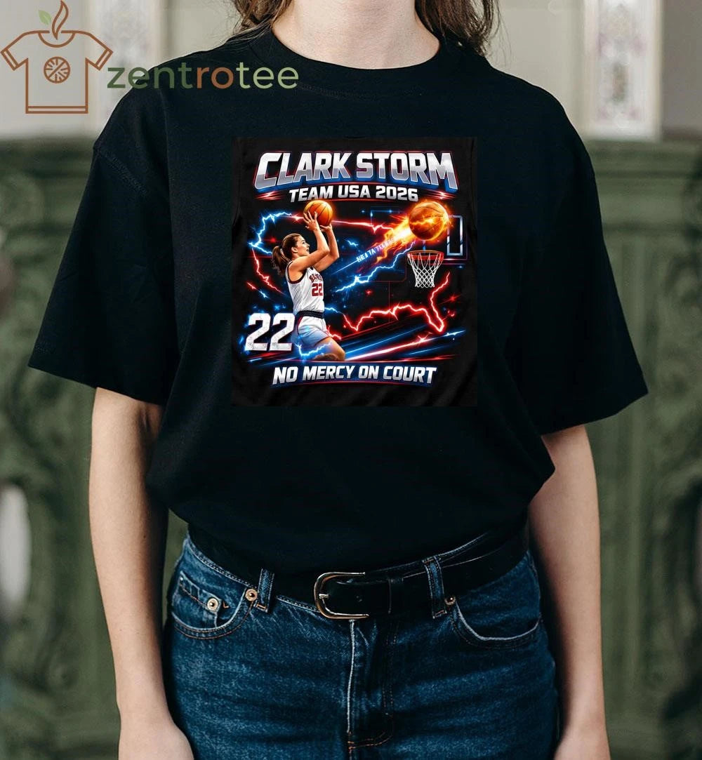Nkctees Caitlin Clark Storm 2026 Team USA Basketball T-Shirt