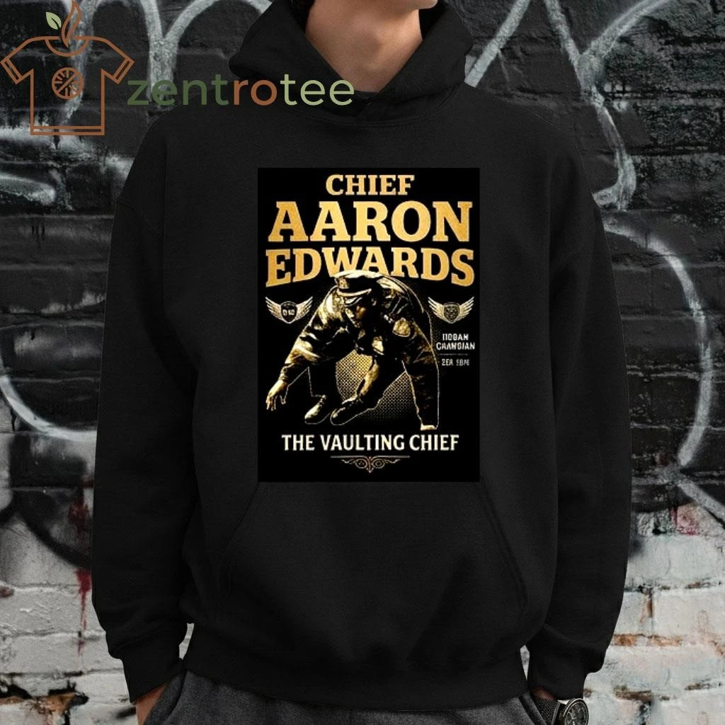 Nkctees Chief Aaron Edwards Graphic Tee – Vintage Black Streetwear Shirt