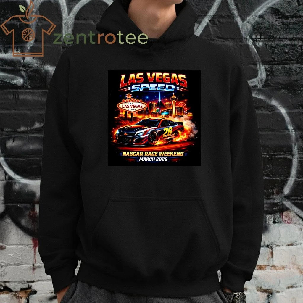 Nkctees Las Vegas Speed NASCAR Race Weekend March 2026 Graphic Shirt