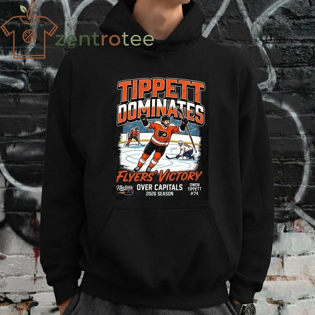 Nkctees Owen Tippett Dominates Flyers vs Capitals 2026 Victory Graphic T-Shirt