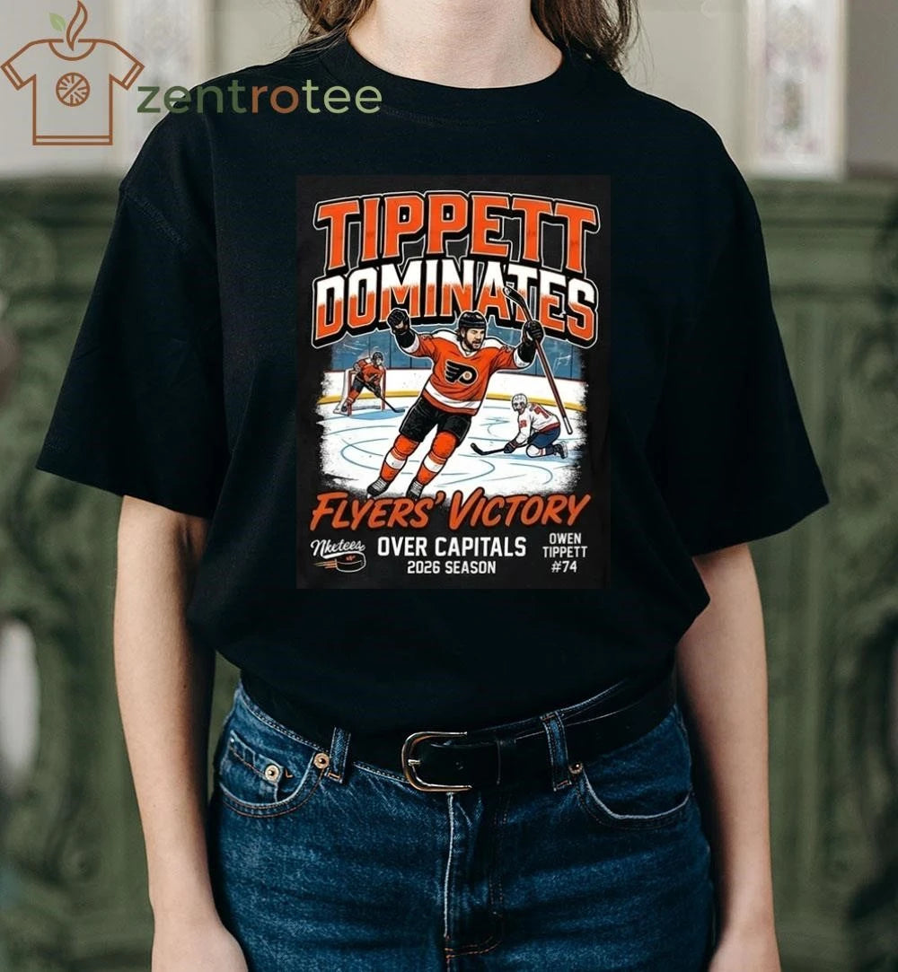 Nkctees Owen Tippett Dominates Flyers vs Capitals 2026 Victory Graphic T-Shirt