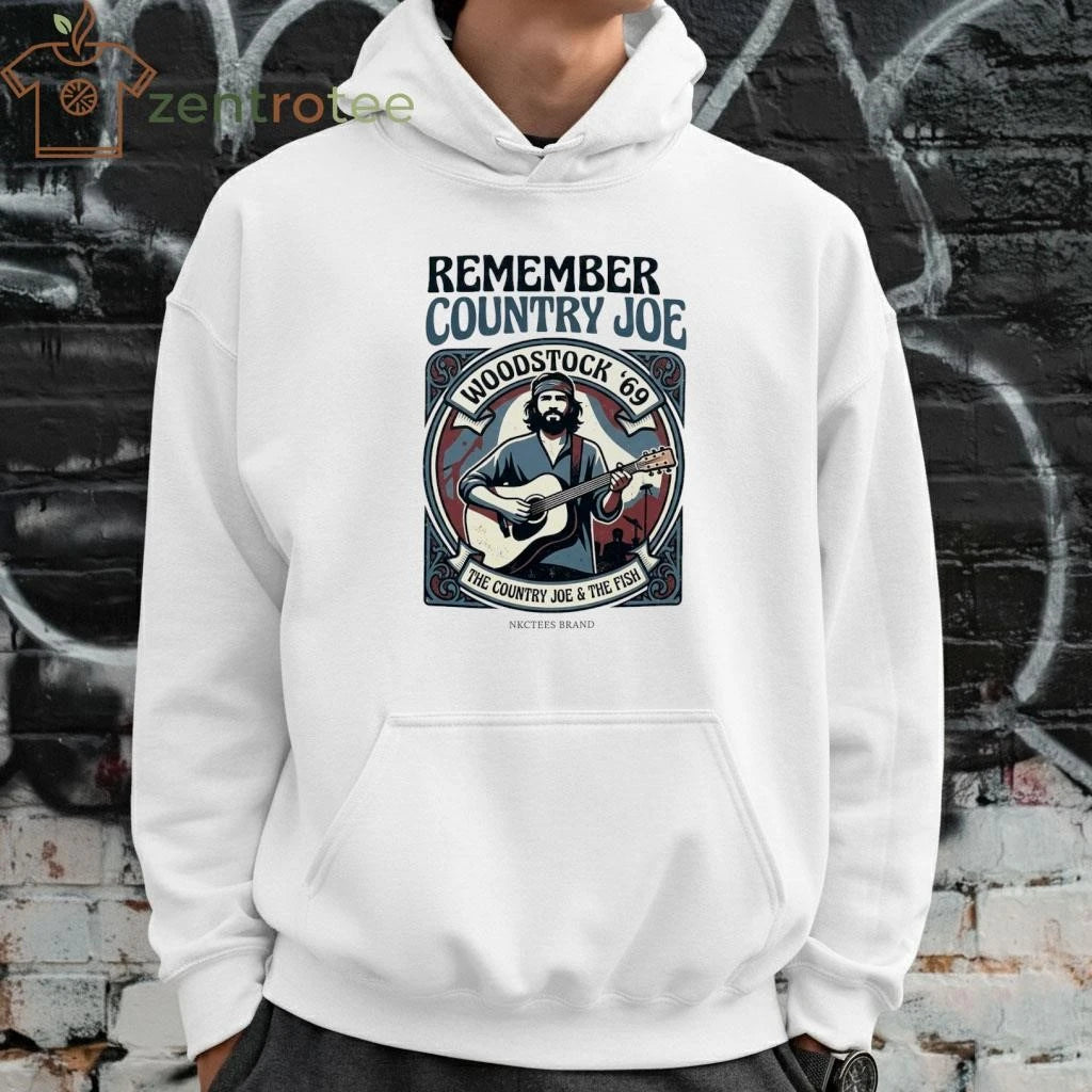 Nkctees T-Shirt – Remember Country Joe McDonald  Woodstock ’69 Edition