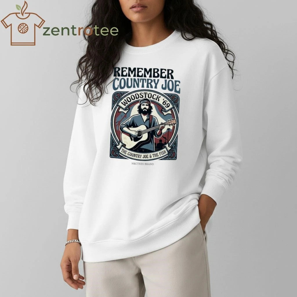 Nkctees T-Shirt – Remember Country Joe McDonald  Woodstock ’69 Edition
