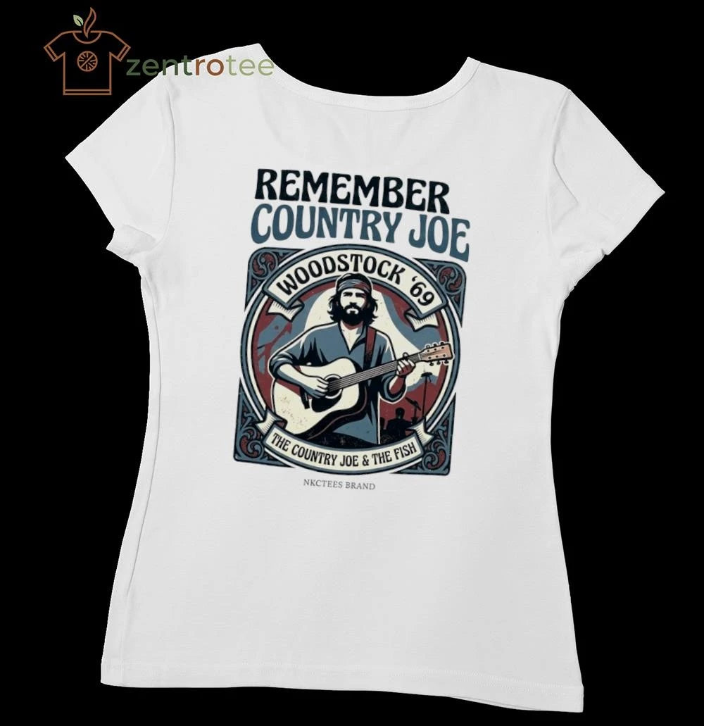 Nkctees T-Shirt – Remember Country Joe McDonald  Woodstock ’69 Edition