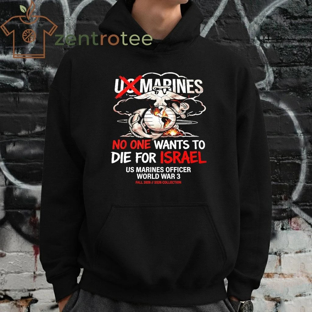 Nkctees US Marines Officer No One Want To Die Graphic Tee – WW3 Collection 2026