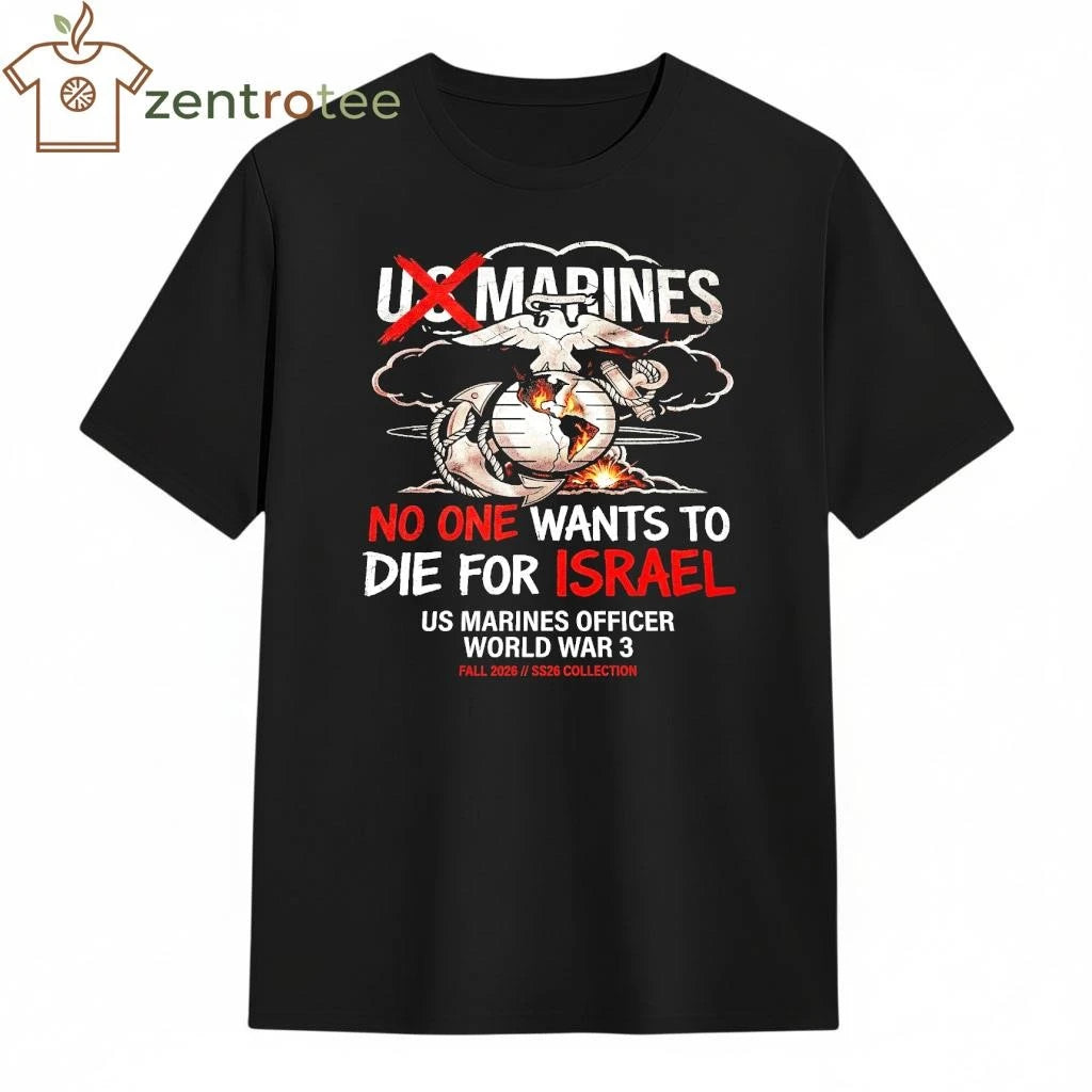 Nkctees US Marines Officer No One Want To Die Graphic Tee – WW3 Collection 2026